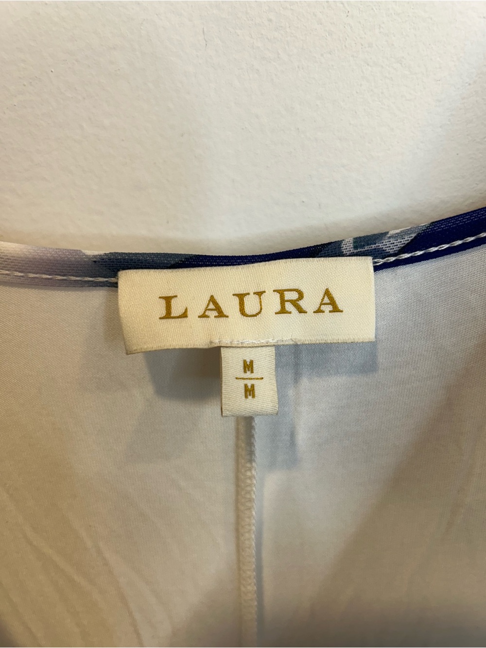 Laura Marble Print Maxi Dress Blue White Pattern - Picture 7 of 10